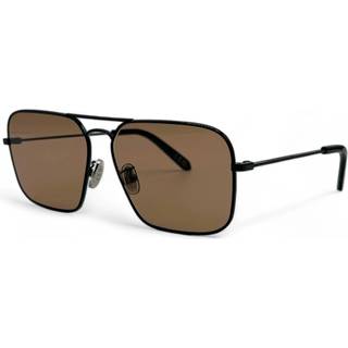 Retrosuperfuture Unisex FAJ Iggy 2.0 Brown Solbriller Metal Sort Brun Firkantet Normal
