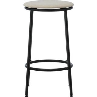 Normann Copenhagen Circa Barstol H65 Polstret Sort/MLF20 Sand