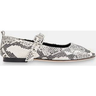 Whistles Whistles Black Snake Elba Ballet Pumps - EU 37 (UK 4)