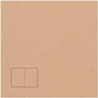 Klappkarte Essentials A6 5 Stück - Cappuccino