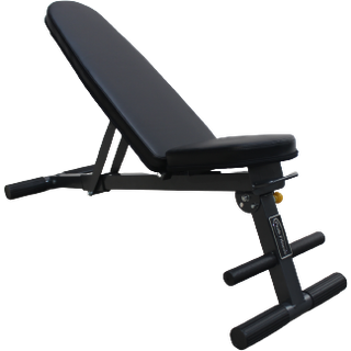 Peak Fitness 7-positioners Foldbar Skråbænk - Antracitgrå