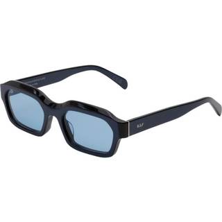 Retrosuperfuture Unisex AJS Boletus Metallic Blue Solbriller Acetat Blå Firkantet Normal