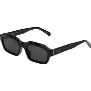 Retrosuperfuture Unisex 03P Boletus Black Solbriller Acetat Sort Sort Firkantet Normal
