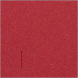 Klappkarte Essentials B6 5 Stück - Dunkelrot