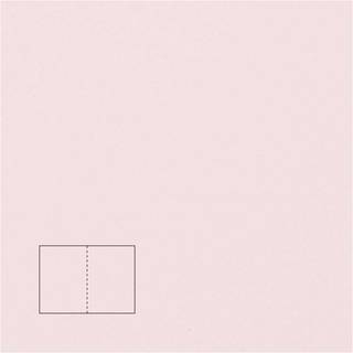 Klappkarte Essentials A6 5 Stück - Rosa