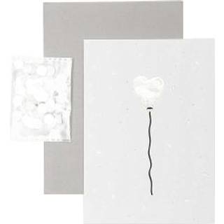 Paper Poetry Grußkartenset Luftballonherz gold - Gold