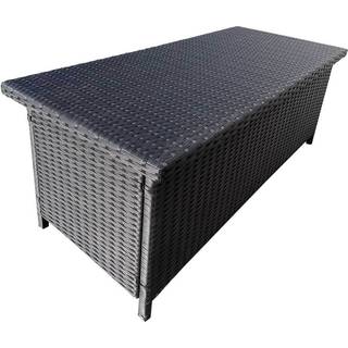 DACORE Hyndeboks i polyrattan - sort