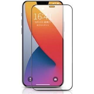 SKALO iPhone 12 FULL-FIT Hærdet Glas Skærmbeskyttelse Black
