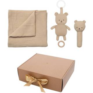 Jabadabado Teddy Tæppe Gavesæt, Beige