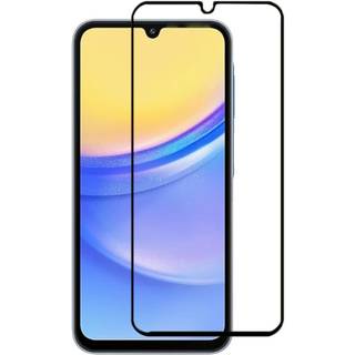 SKALO Samsung A15 5G FULL-FIT Hærdet Glas Skærmbeskyttelse - Sort