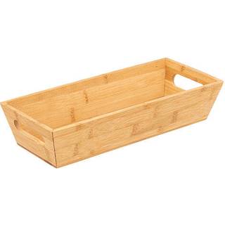 Bambuskurv til opbevaring (3 størrelser) - Natur - 14,2cm x 32,8cm x 7,2cm - Adeline