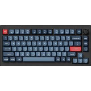 Keychron V1 Max 75% QMK/VIA RGB Hotswap Trådløs Tastatur [Gateron Jupiter Banan