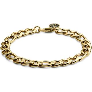 Essentials | 10 mm Guldfarvet Figaro Kæde Armbånd
