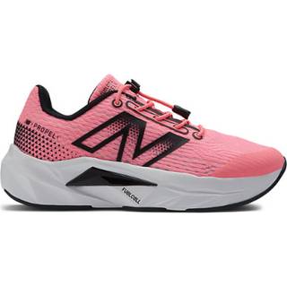 New Balance Børn Bungee FuelCell Propel v5 i Lyserød/Sort Synthetic, Størrelse 33