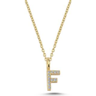 Nuran bogstav vedhæng V2201 (F)