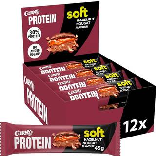 Corny Proteinbar Soft Hasselnød-Nougat 12-pak