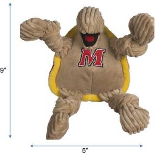 HuggleHounds Knottie Plys Hundelegetj - Udstoppet dyrelegetj Hvalpelegetj Knirkende Hundelegetj til sm mellemstore og store hunde Holdbart p