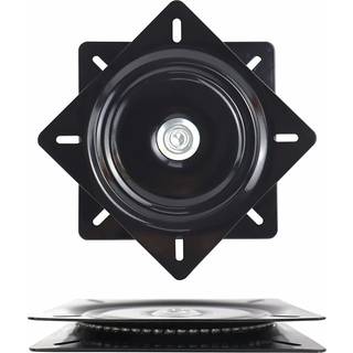 2Pack 8 tommer dovne susans pladespidser lejer drejelig zinkplade sort firkant dovet susan hardware tunge dov