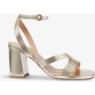 LK Bennett LK Bennett Grey Edita Pearl Strap Block Heels