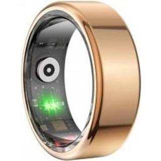 Colmi R02 vandtæt Smart Ring - dansk, svensk, engelsk sprog - størrelse: 9/18.9mm - guld