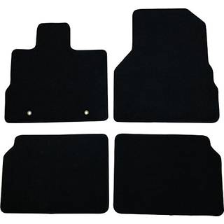 Gulvm?tter kompatible med 10-17 Chevy Equinox Black Nylon Flooring Protection Interior T?pper af Ikon Motorsports 2011 2012 2013 2014 2015 2016