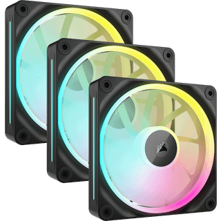 Corsair iCue Link LX120 RGB Ventilator 3pk (sort)