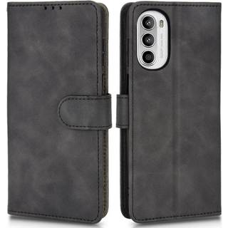 SKALO Motorola Moto G52 Matt PU-læderpungetui - Brun