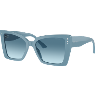 Jimmy Choo Kvinde JC5001B 501219 Solbriller Acetat Blå Blå Sommerfugl Normal Skygge