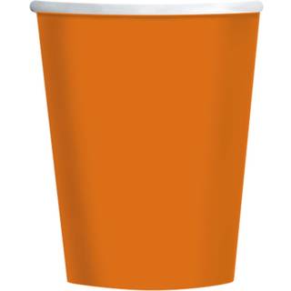 Orange papkrus 8 stk. - Pumpkin