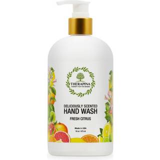 Terapina aromaterapi luksus flydende h?nds?be - vegansk fugtgivende h?ndvask med aloe vera botaniske olier frisk citrus duft - fancy flydende h?n