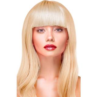 1 stk. Deluxe Blond Paryk Lang og Glat – Forvandl dig til festens midtpunkt