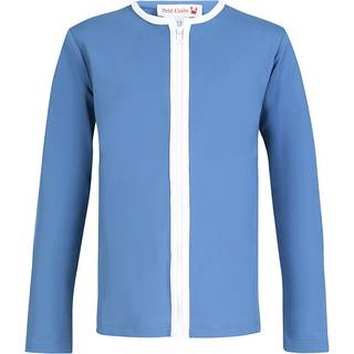 Petit Crabe Etoile Zipper UV trøje - cornflower