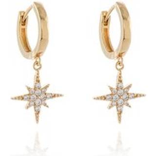 Cachet North Star Gold Tone Cubic Zirconia Drop Earrings - J7454