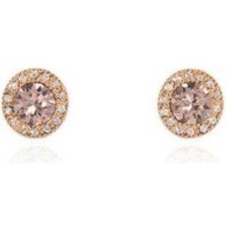 Cachet Chikle Rose Tone Cubic Zirconia Stud Earrings - J74145