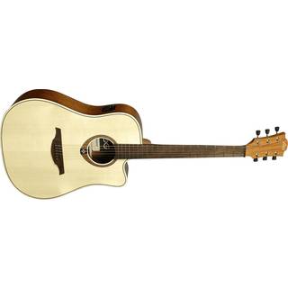 LAG Tramontane T70DCE Natural Satin elektroakustisk guitar