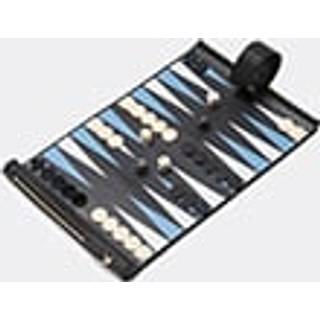 Smythson Decorative Objects - 'Panama' backgammon roll, black in BLACK LEATHER