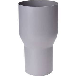 Plastmo overgang, PVC, grå - Ø90/Ø75 mm