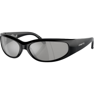 Arnette Catfish 0AN4302 Solbriller - Runde Sort Polariserede og Spejlvendte Linser