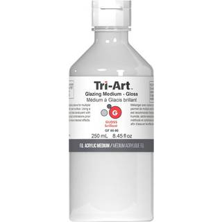 Tri-Art Glazing Medium Gloss 250 ml, laserende blankt medium til akrylfarve