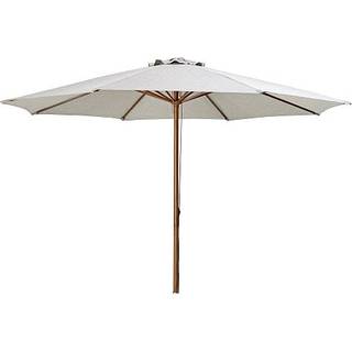 San Diego parasol med snoretræk Ø:350 cm - beige