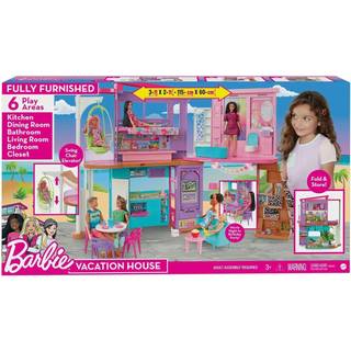 Barbie Malibu Feriehus med Møbler & Tilbehør