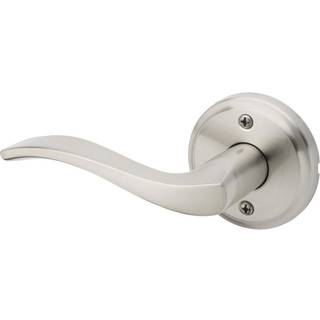 Kwikset Sedona dummy d?rh?ndtag Enkeltsidet h?ndtag til skabe Franske dobbeltd?re og pantry satin nikkel Ikke-drejende venstreh?ndet indvendigt p