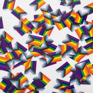 Flag konfetii LGBTQ+