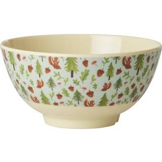 Rice e Bowl 70 Cl Blue Happy Forest - Serveringsskåle Melamin Multi - MELBW-HAFOB