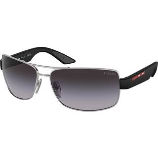 Prada Linea Rossa Mand PS 50ZS 1BC09U Solbriller Metal Sølv Grå Pillow Normal Skygge