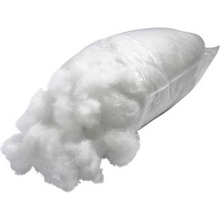 Hvid Bamsefyld 1 kg - Blødt og Vaskbart