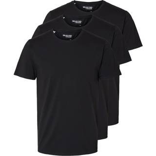 Selected ROLAND BASIC TEE 3-PACK Black