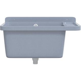 håndvask 60x40x28 cm væghængt resin grå