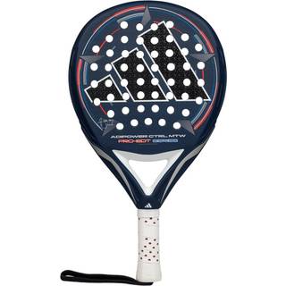 Adipower Multiweight CTRL Pro EDT 2024 Padel bat - Dark Blue / White / Glow Blue / Red - 1 Size