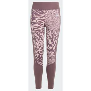 Optime 7/8 Kids tights - Sandy Pink / Shadow Fig / Reflective Silver - 170